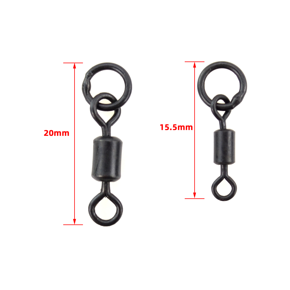 20шт Карп рыболовные Вертлюги  – обзор и цена Fishing Equipment Gear
