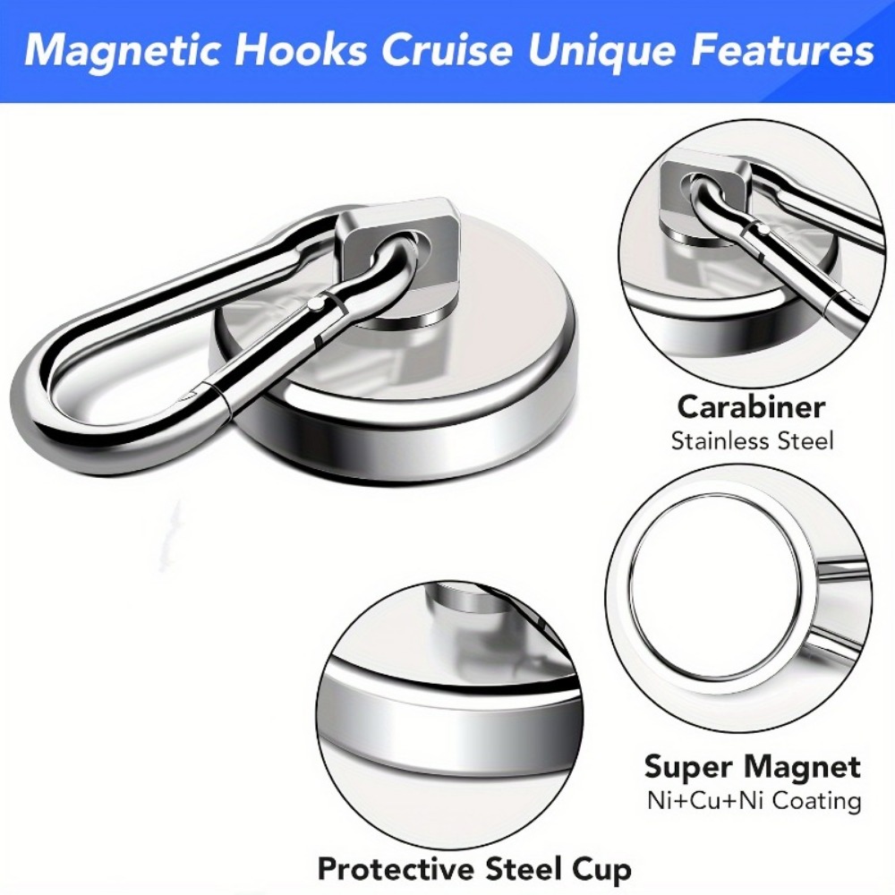 1/2 шт. сверхмощные магнитные  – обзор и цена Fishing Swivel Connector