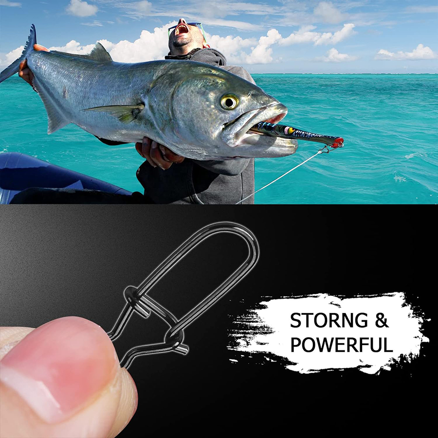 50 шт., защелки для воблеров,  – обзор и цена Fishing Swivel Connector