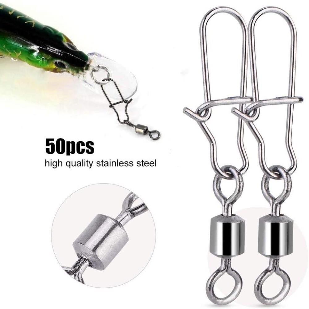 Набор из 50 штук, 4 шт. в комп – обзор и цена Fishing Swivel Connector