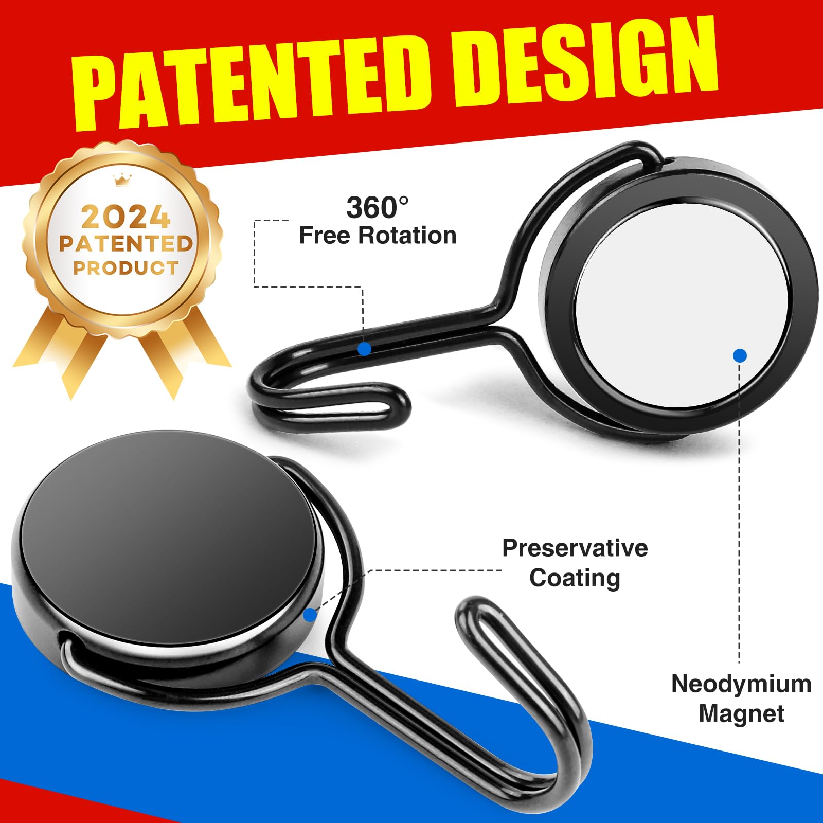 Магнитные поворотные крючки, с – обзор и цена Fishing Swivel Connector